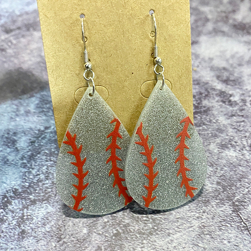 Cross Acrylic Earrings - product image 3