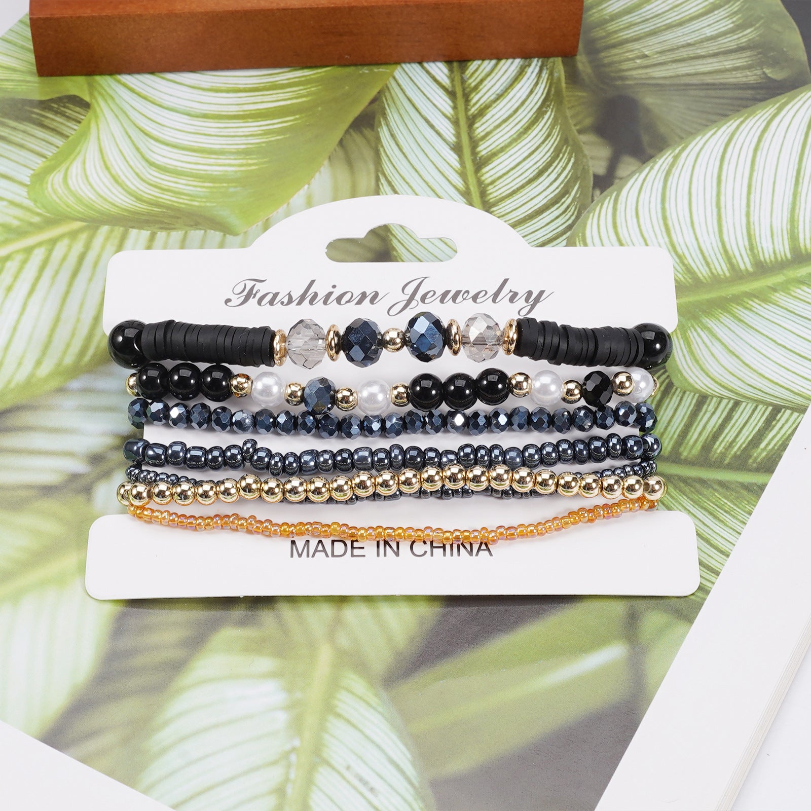 Boho Beaded Crystal Bracelet - product image 4