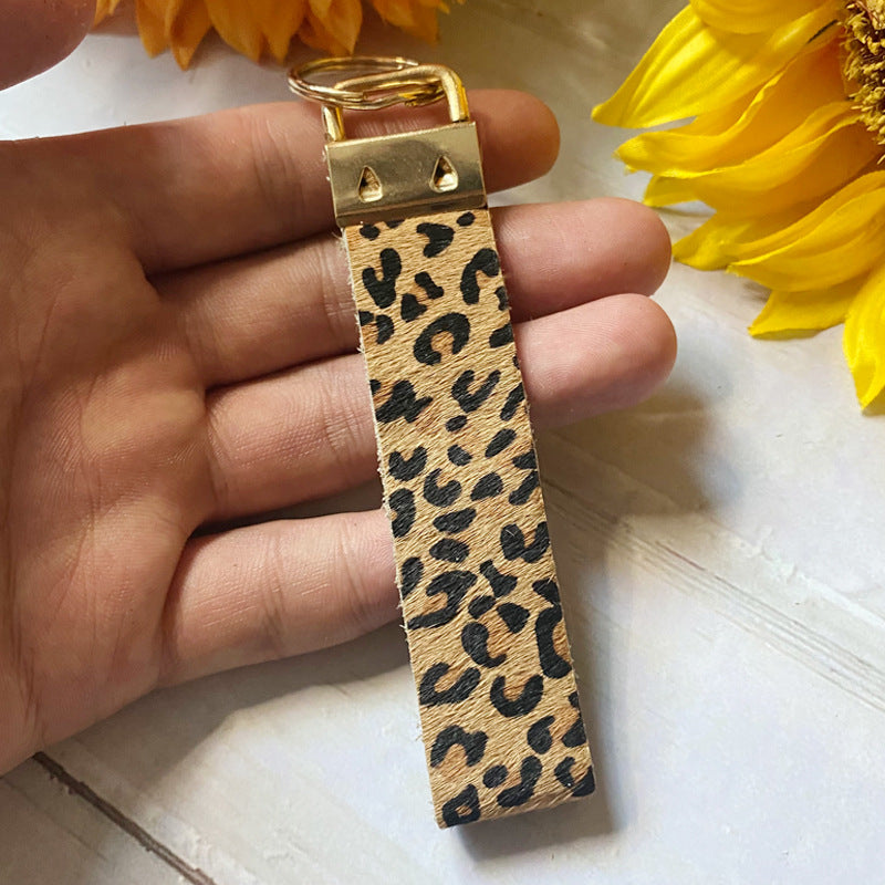Vintage Horse Cross Leather Keychain - product image 7