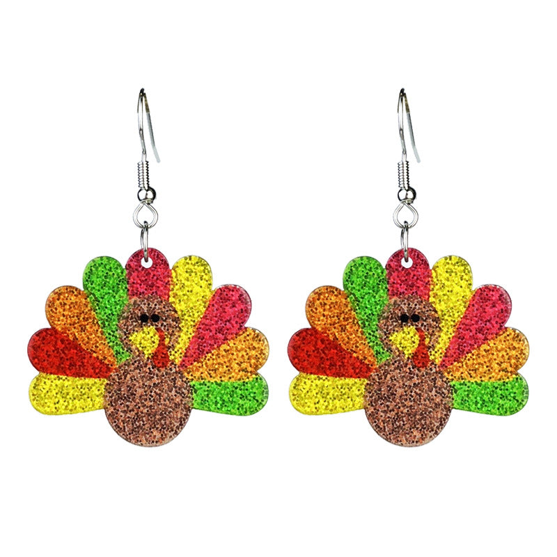Floral Cross Earrings - product image 5