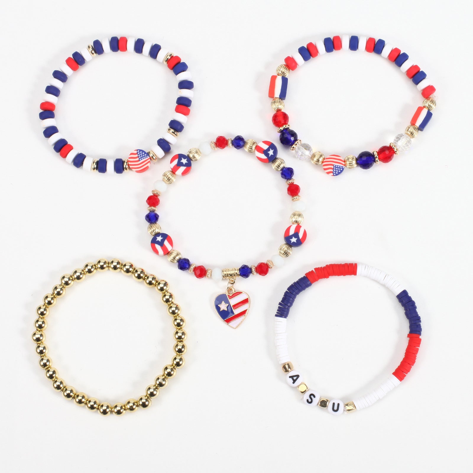 Flag Beaded Crystal Bracelet - product image 27