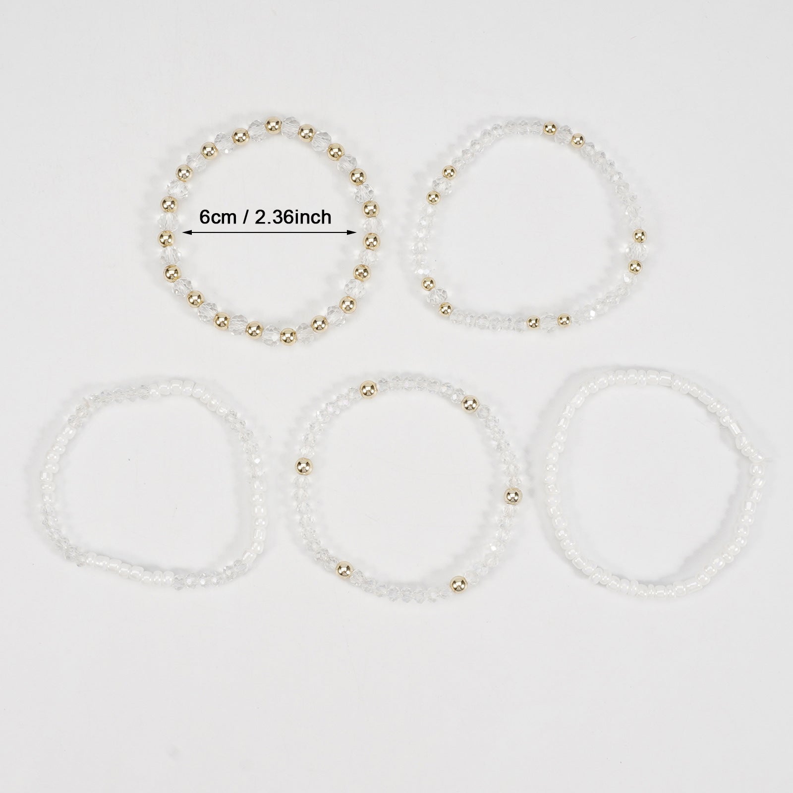 Boho Cross Beaded Crystal Bracelet - product image 4