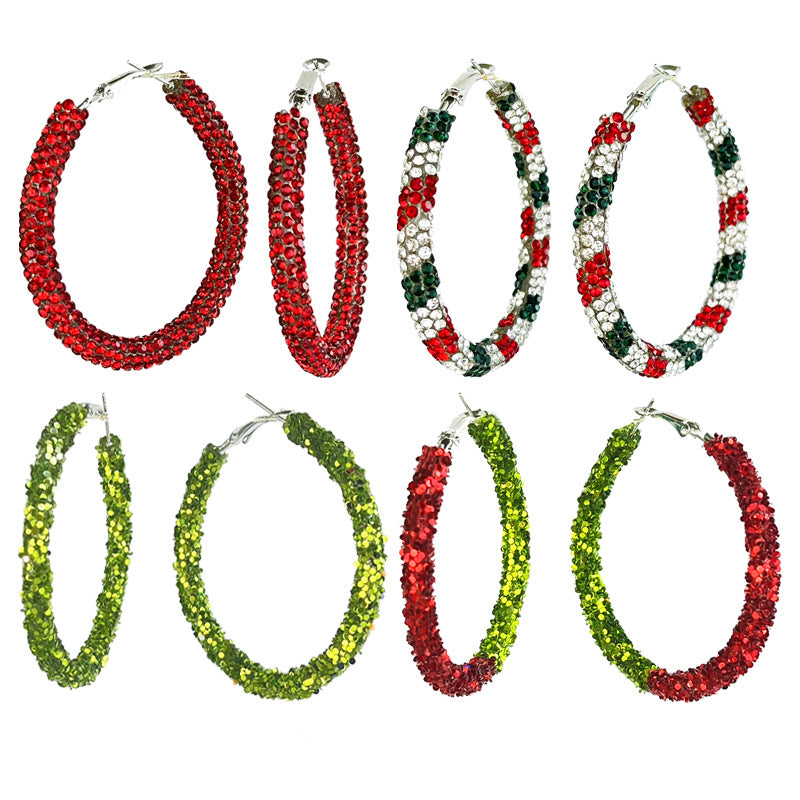Cross Crystal Earrings - product image 1