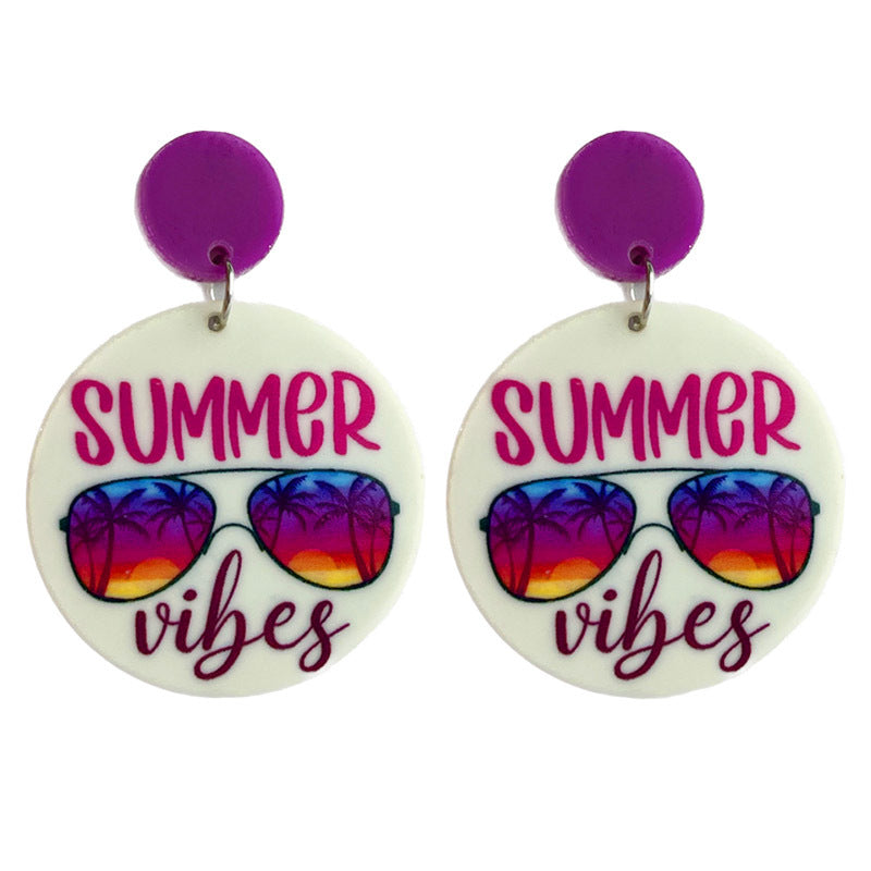 Cross Acrylic Earrings - product image 5
