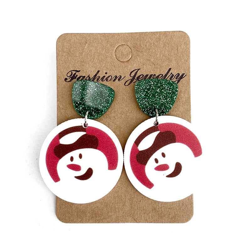 Cross Acrylic Earrings - product image 2