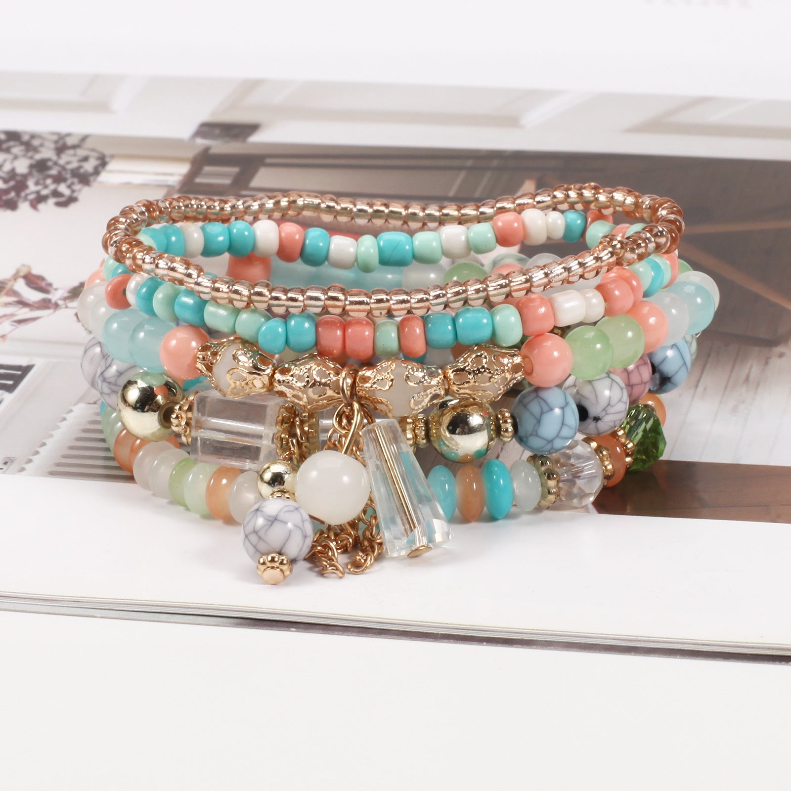 Boho Cross Crystal Necklace - product image 22