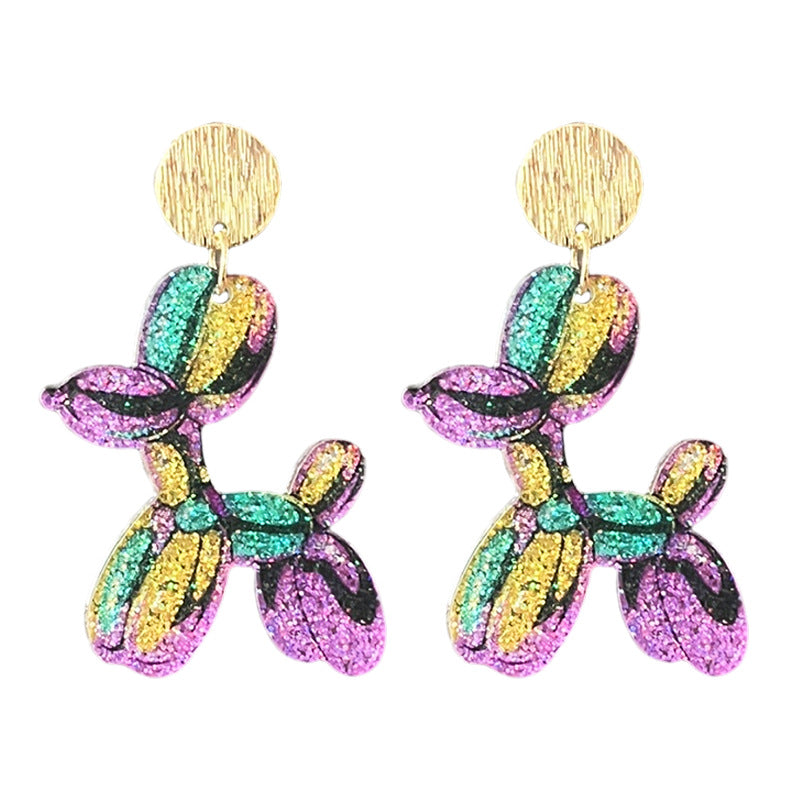 Supply Women's Accessories: Carnival Sparkling Parade Earrings - Boots - Map
