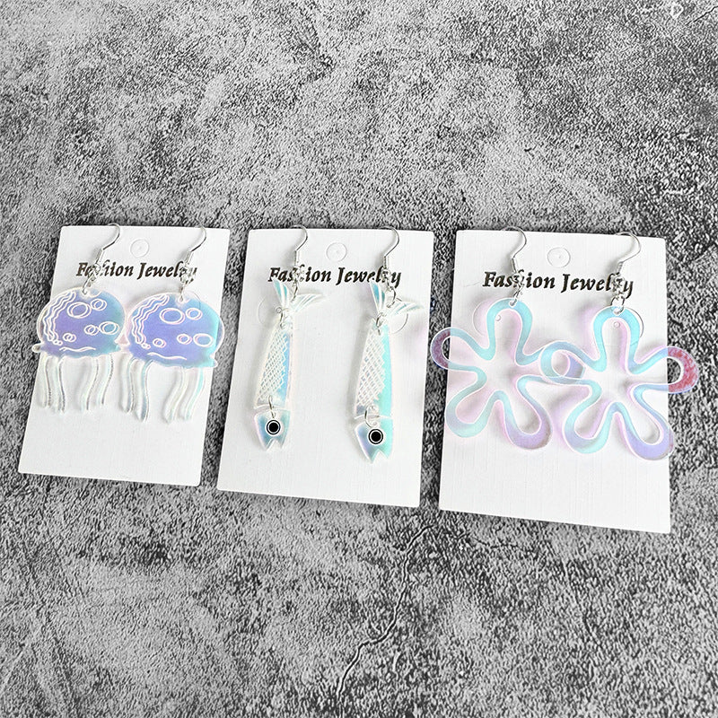 Cross Acrylic Earrings - product image 1