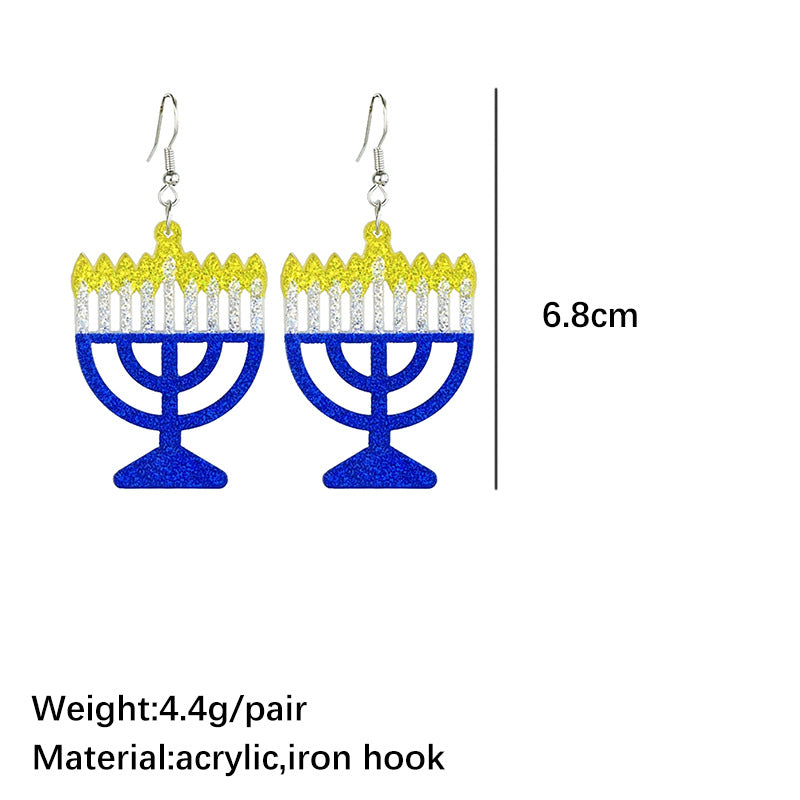 Cross Acrylic Earrings - product image 7