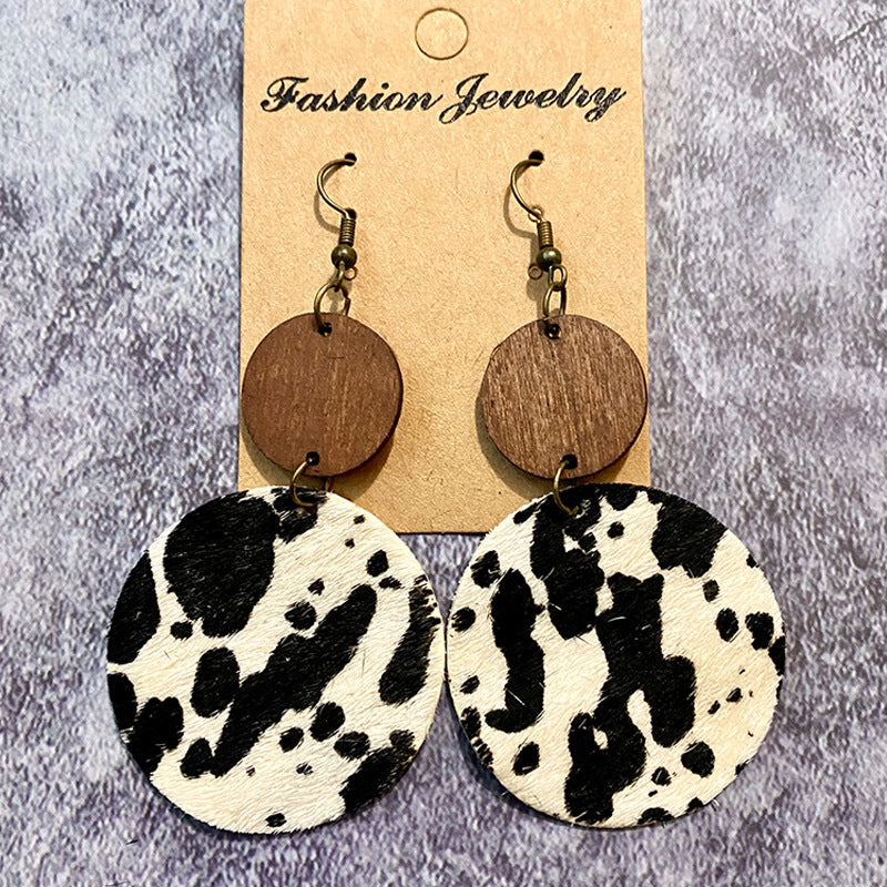 Western Boho Vintage Horse Cross Earrings - product image 2