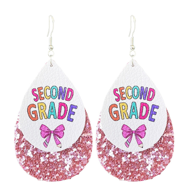 Cross Leather Earrings for Women