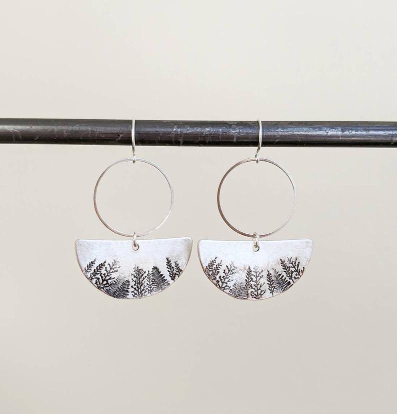 Vintage Geometric Cross Earrings for Women
