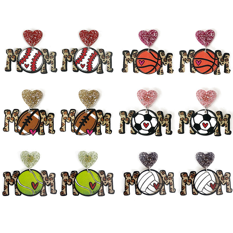 Cross Acrylic Earrings - product image 1