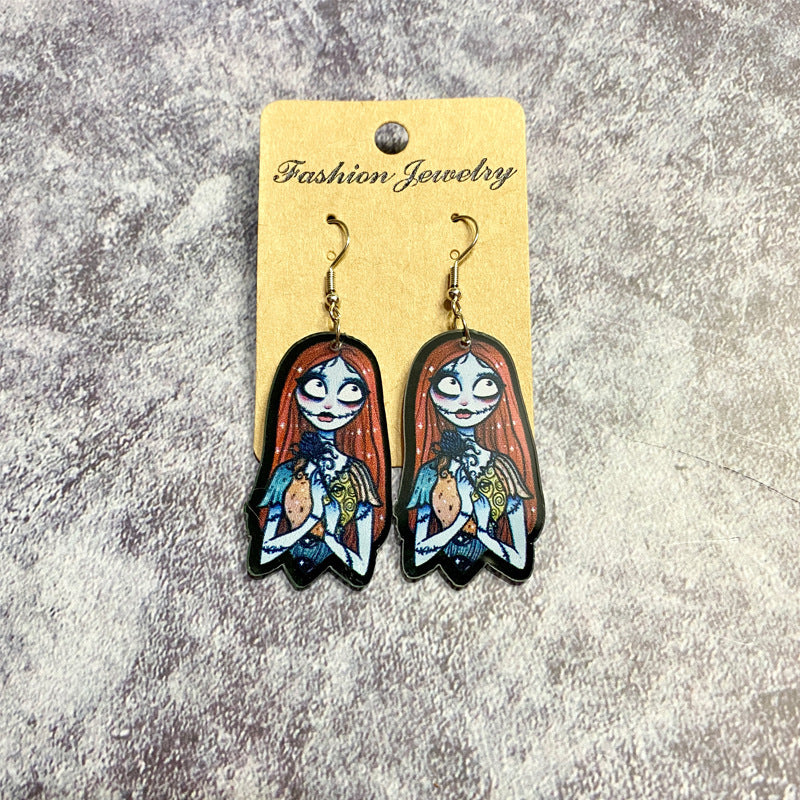 Cross Acrylic Earrings - product image 3