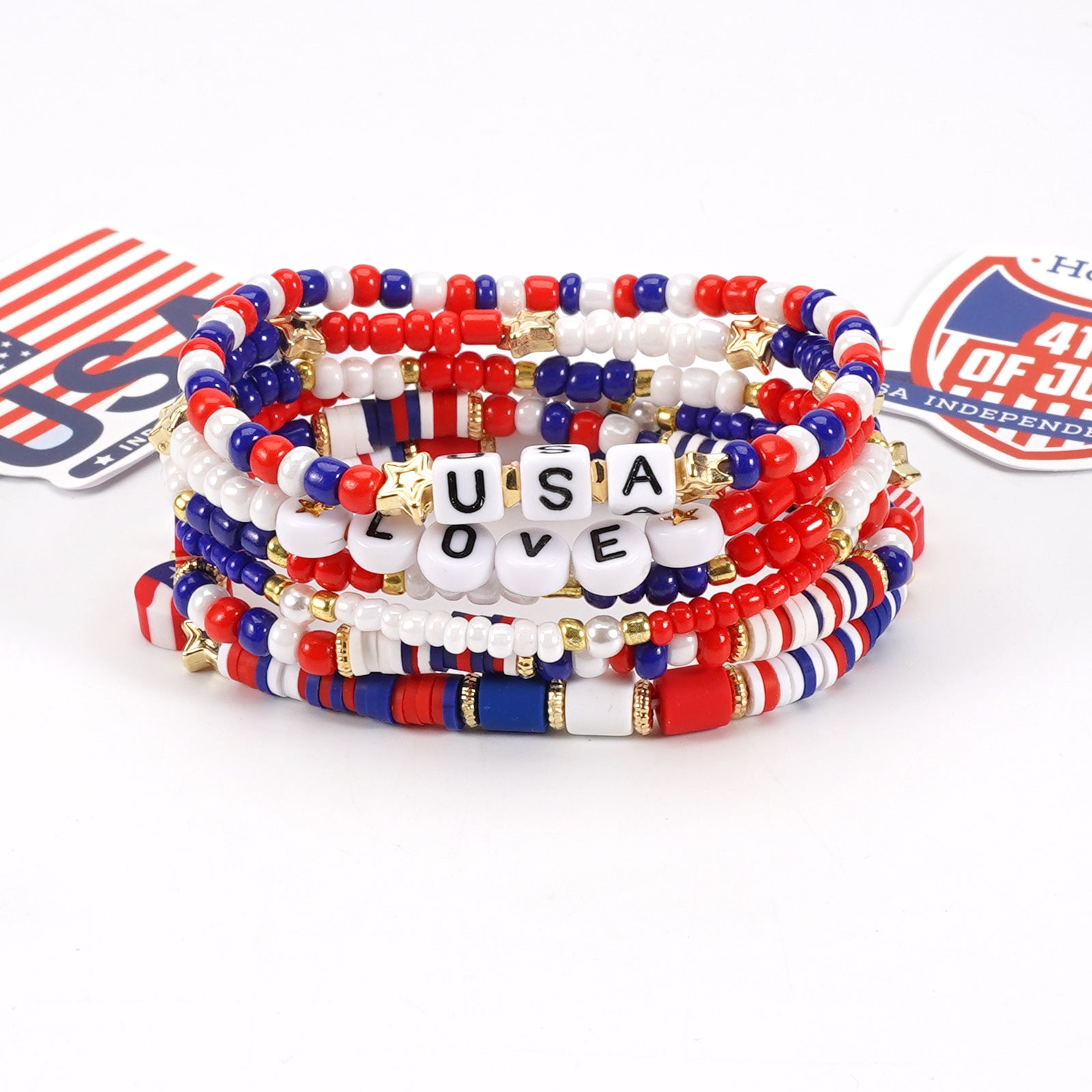Flag Beaded Bracelet - product image 20
