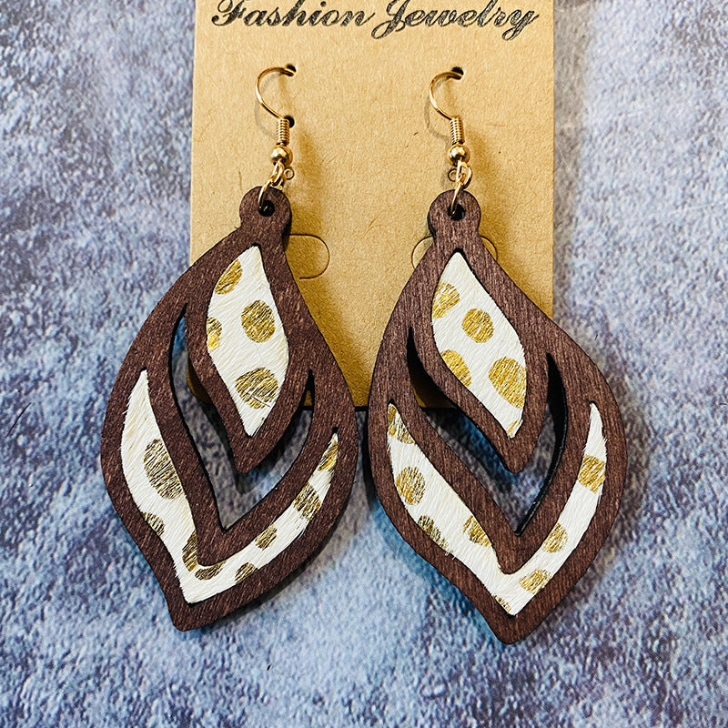 Western Vintage Geometric Cross Earrings - product image 11