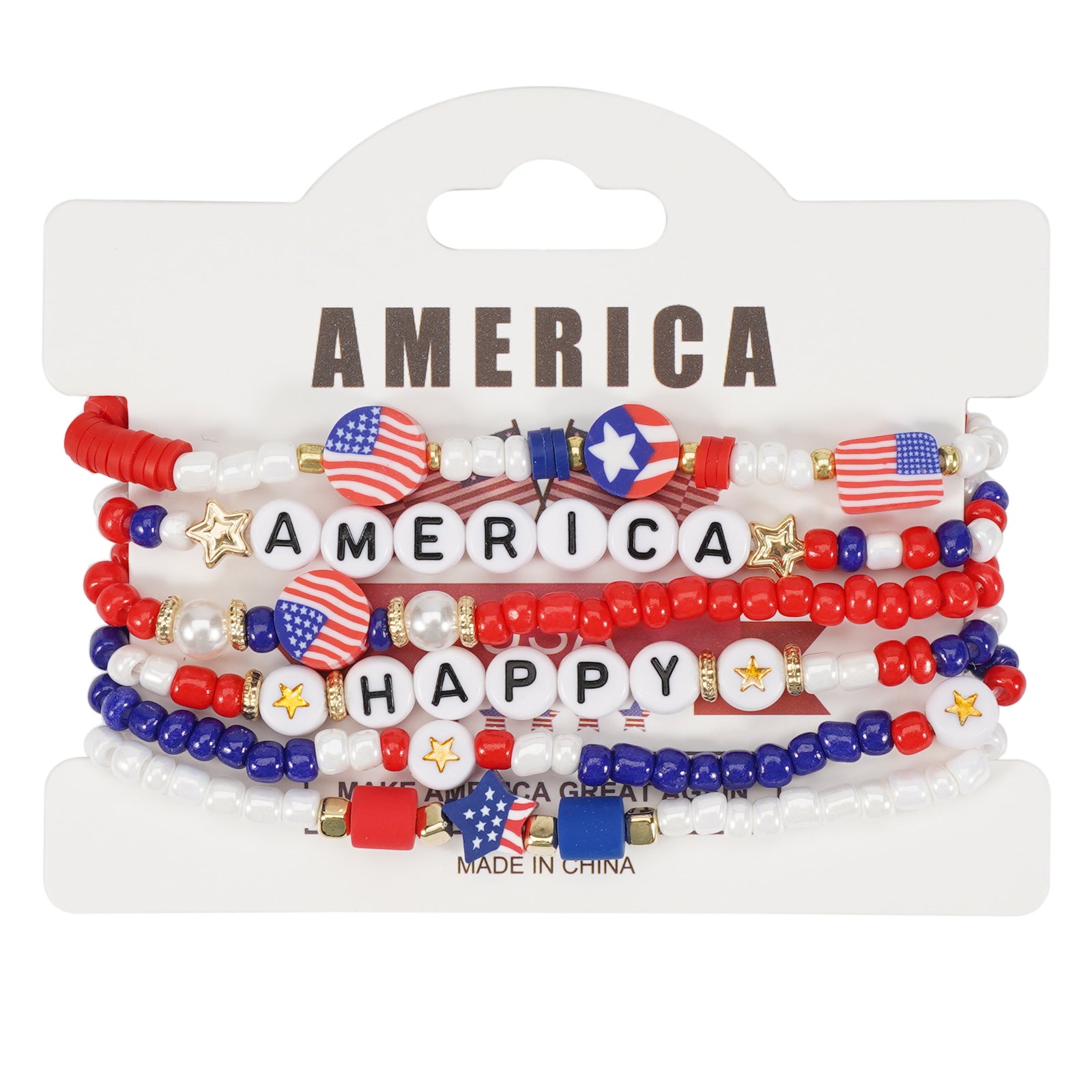 Flag Beaded Bracelet - product image 10