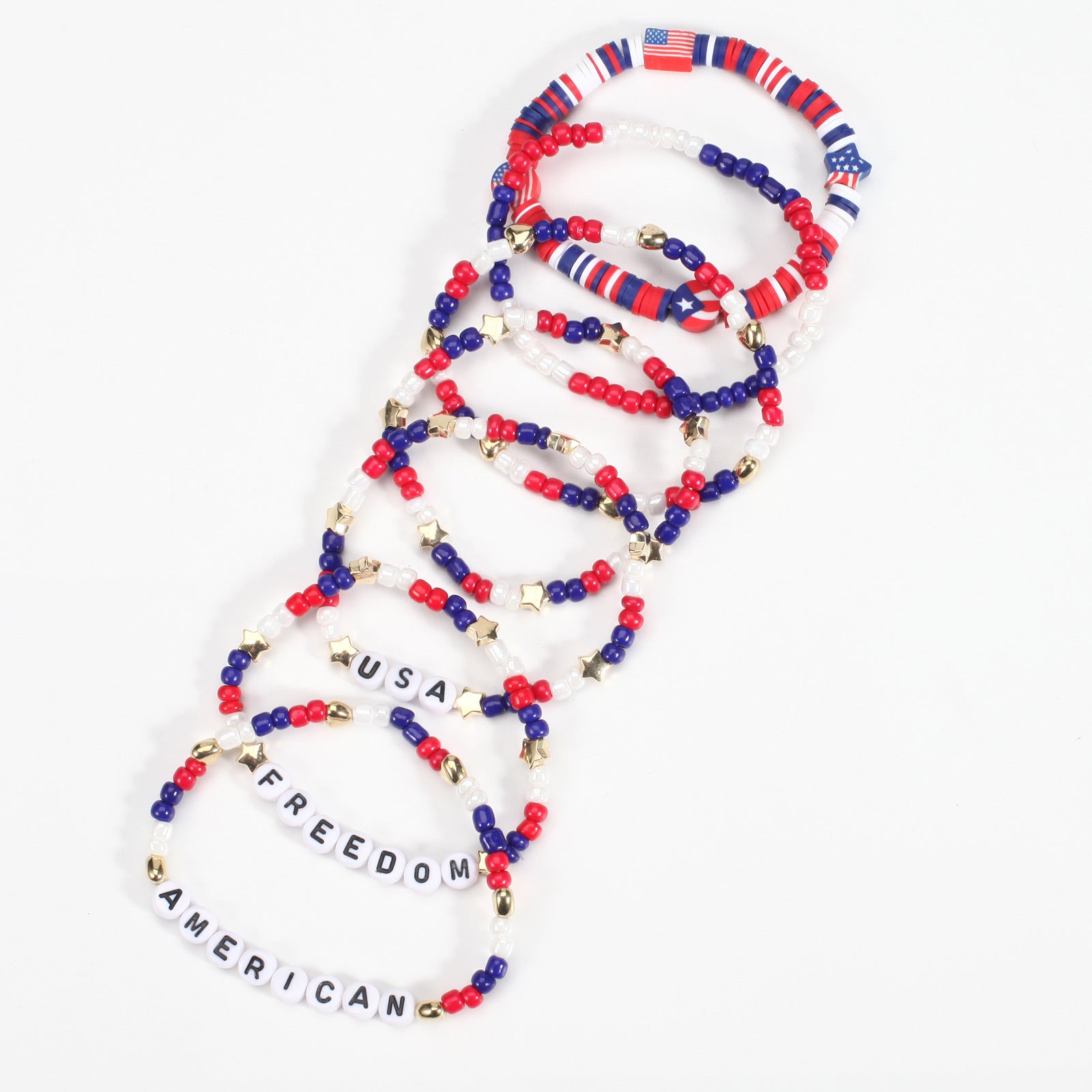 Flag Beaded Bracelet - product image 3