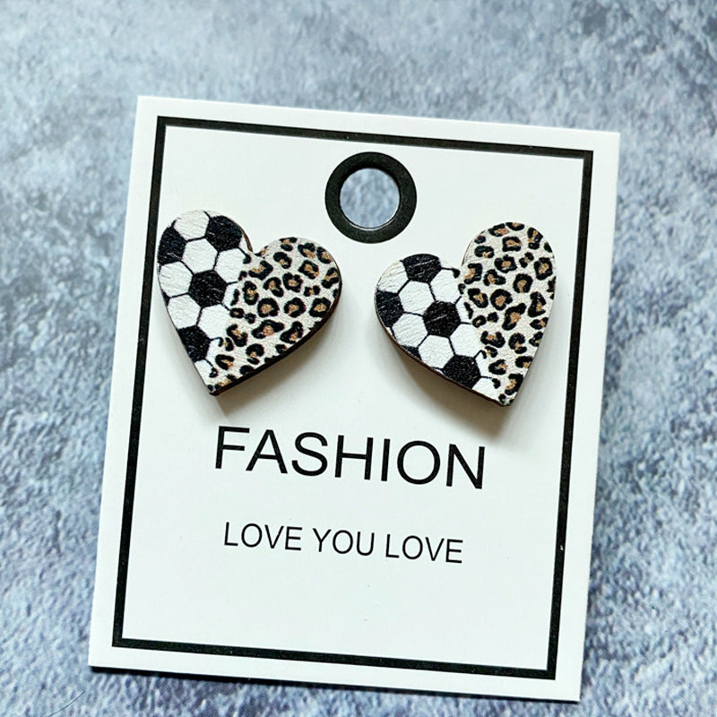 Cross Wood Acrylic Earrings - product image 9