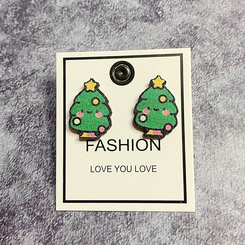 Statement Cross Wood Earrings - product image 9
