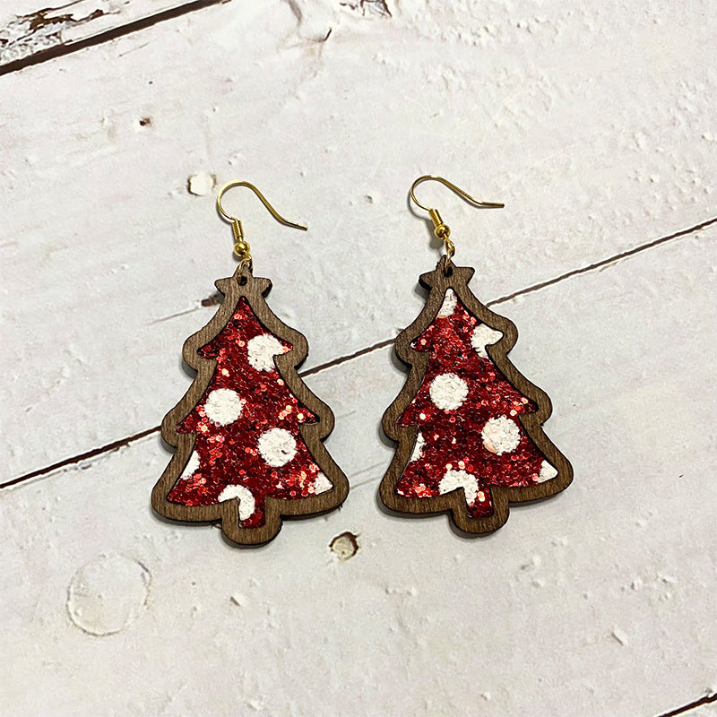 Cross Leather Earrings - product image 8