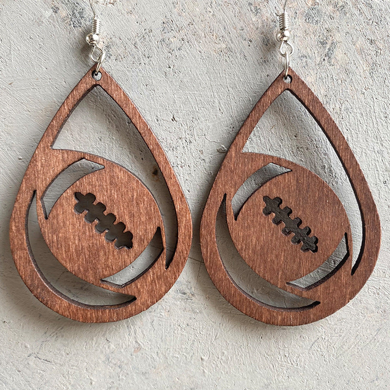 Statement Cross Wood Earrings - product image 7