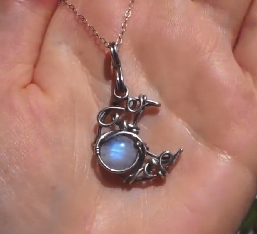Boho Vintage Moon Cross Necklace - product image 10