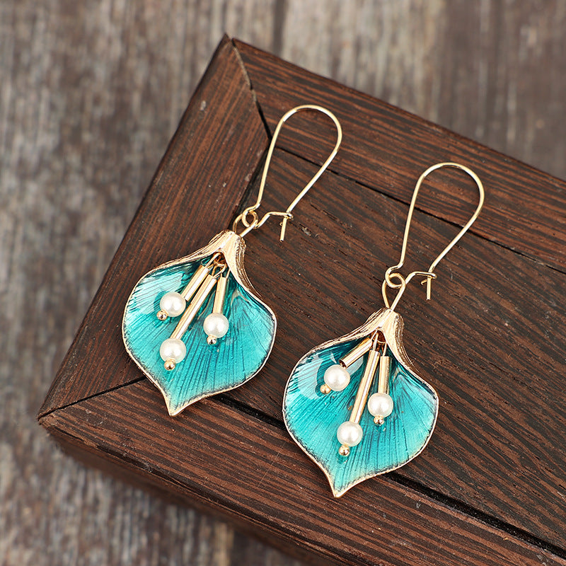 Floral Cross Earrings - product image 10