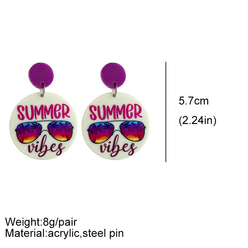 Cross Acrylic Earrings - product image 11