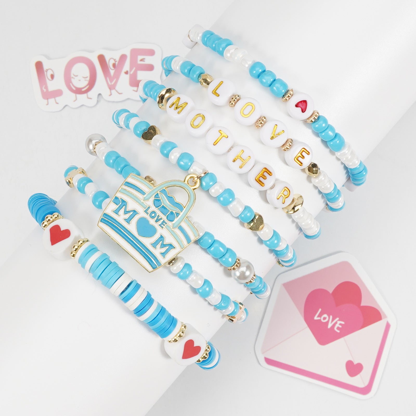 Floral Heart Cross Bracelet - product image 30