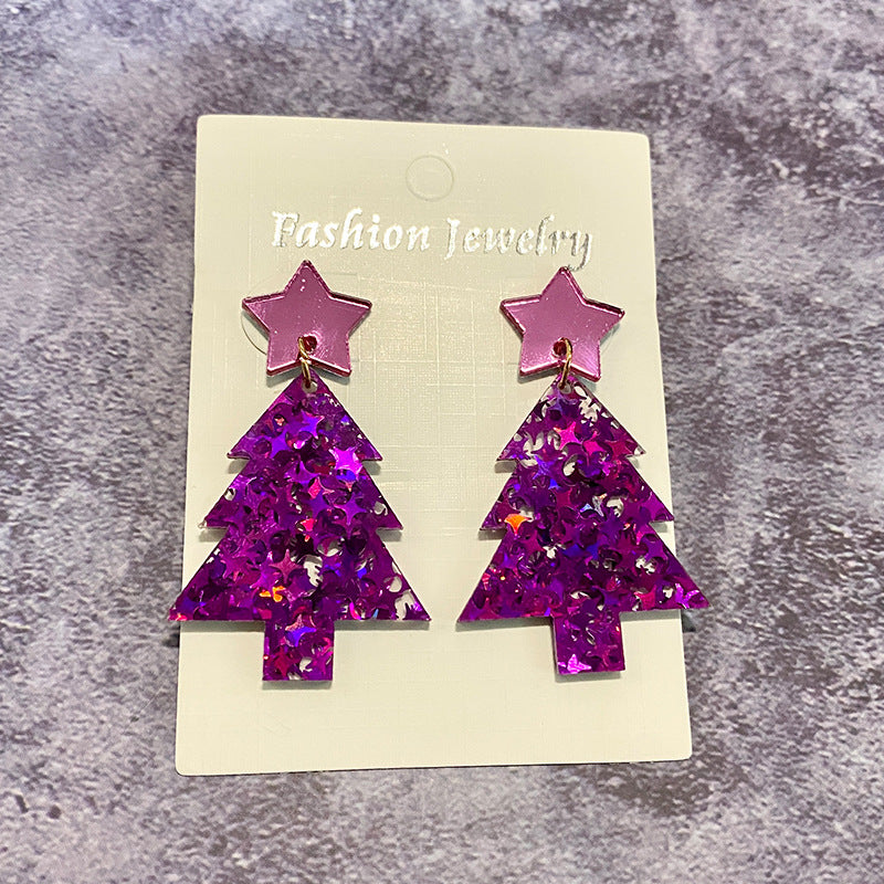 Cross Acrylic Earrings - product image 2