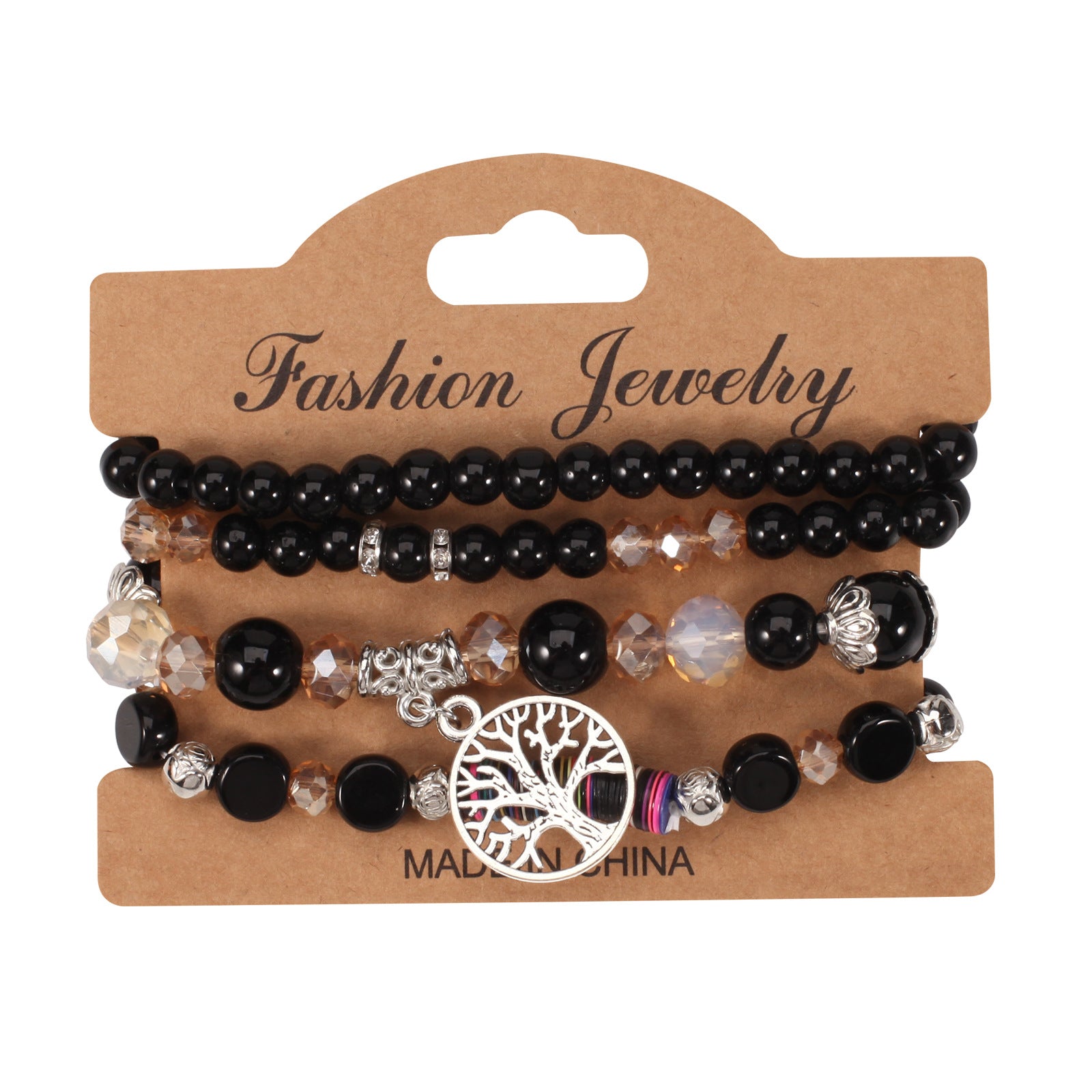 Boho Beaded Crystal Jewelry Set - product image 5