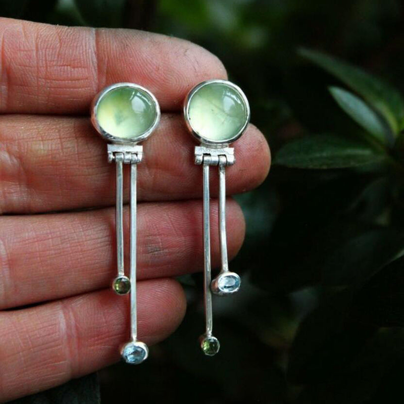 Vintage Cross Crystal Earrings - product image 6