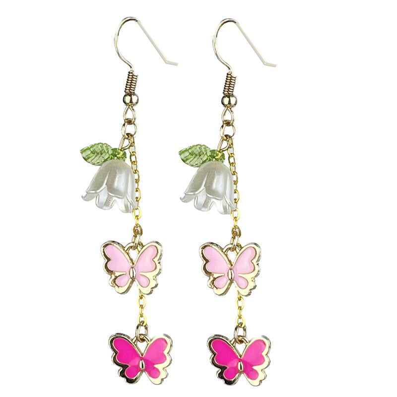 Vintage Floral Butterfly Bee Earrings for Women - product image 2