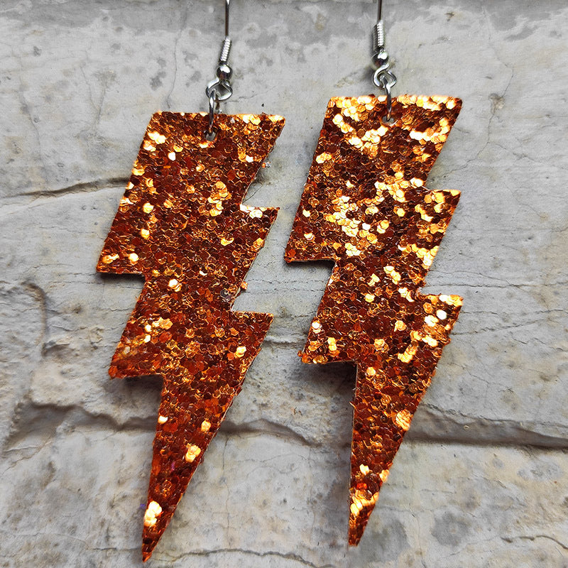 Statement Cross Leather Earrings - product image 11