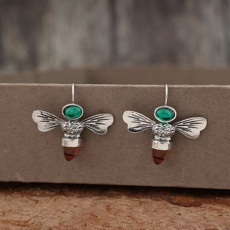 Vintage Cross Bee Earrings - product image 8