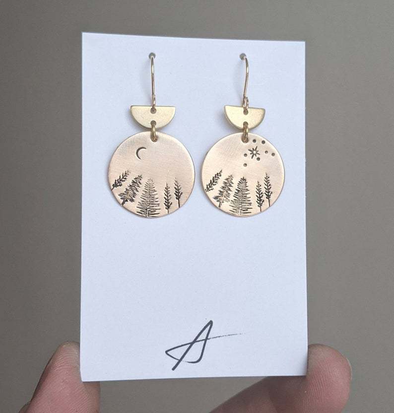 Vintage Moon Cross Earrings for Women - product image 10