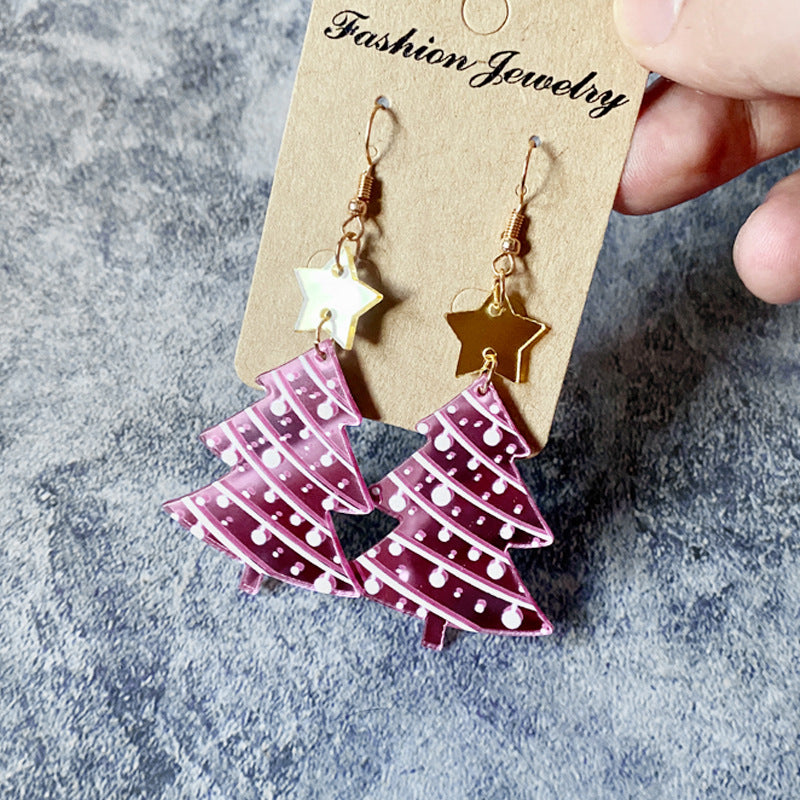 Cross Acrylic Earrings - product image 3
