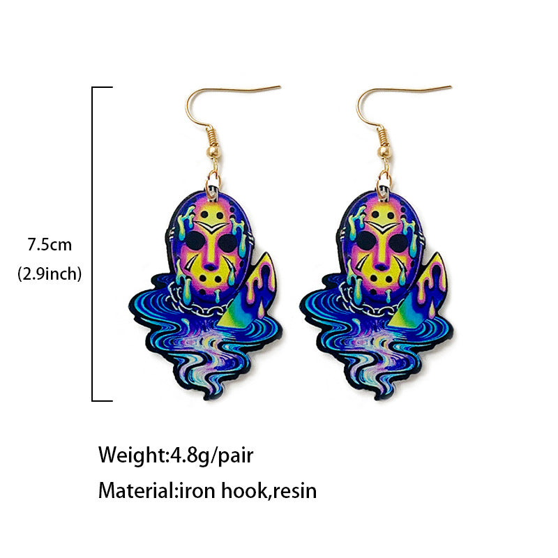 Cross Acrylic Earrings - product image 4