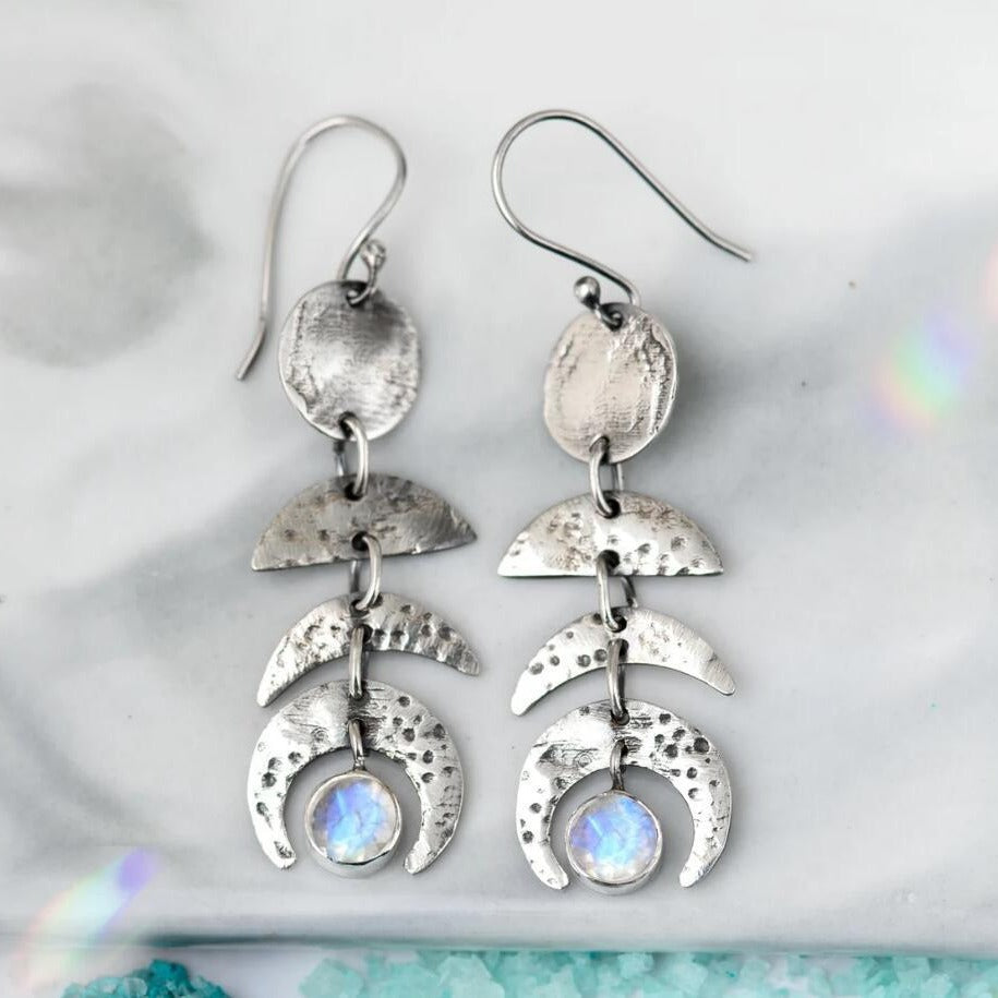 Boho Vintage Moon Cross Earrings for Women - product image 5