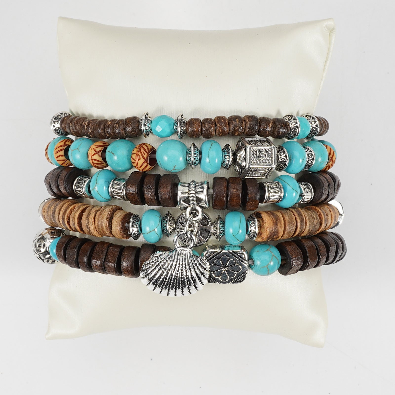 Heart Cross Wood Bracelet - product image 36