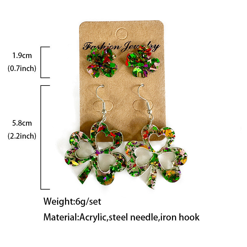 Cross Acrylic Earrings - product image 4
