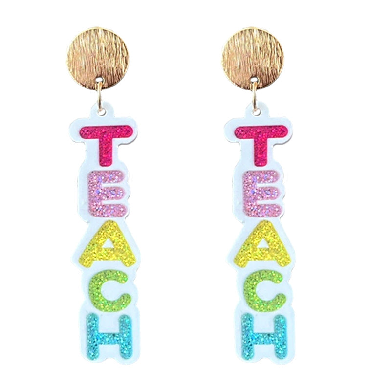 Supply Teacher Thanksgiving Earrings Sparkling and Shining for the - product image 9