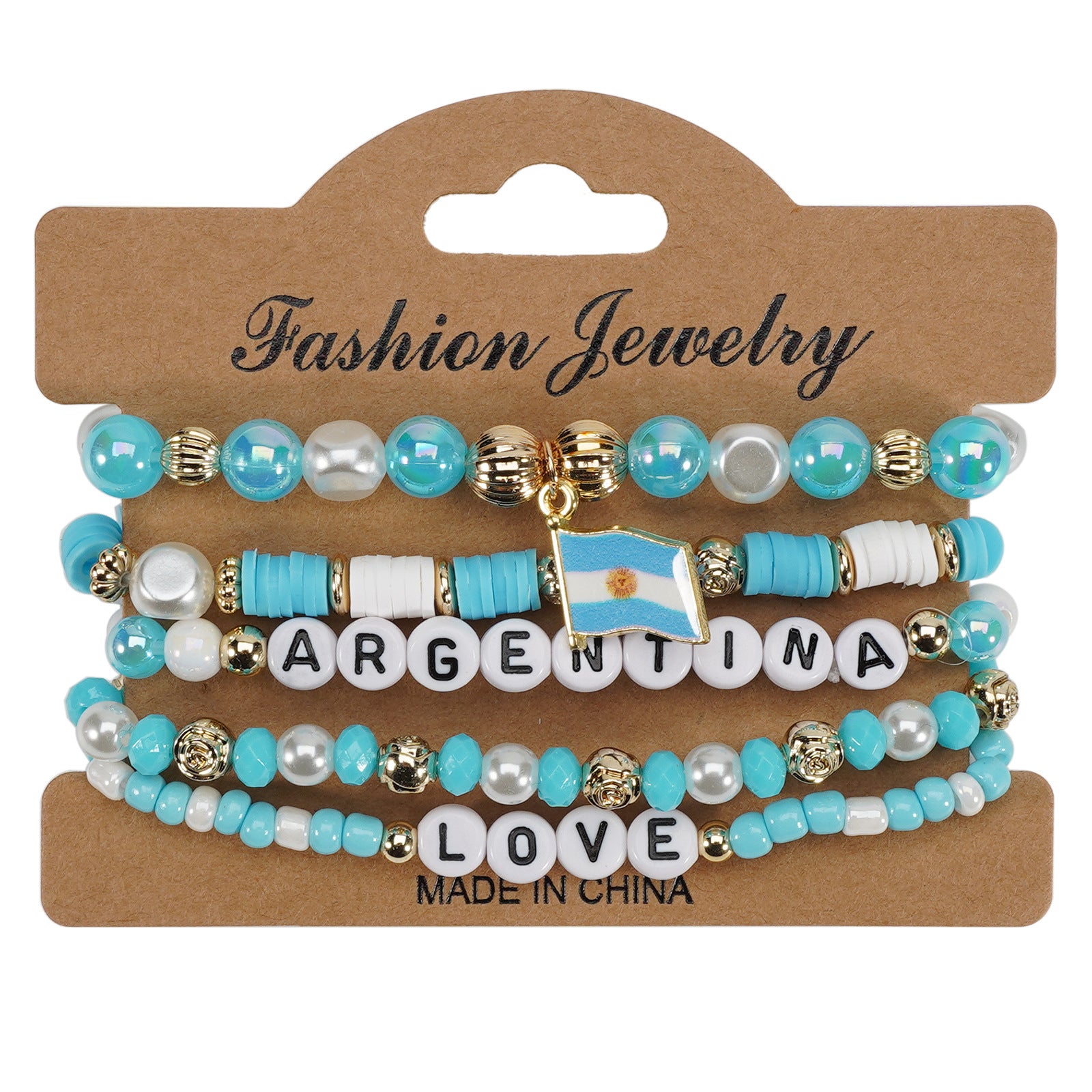 Flag Beaded Bracelet for Women - product image 5