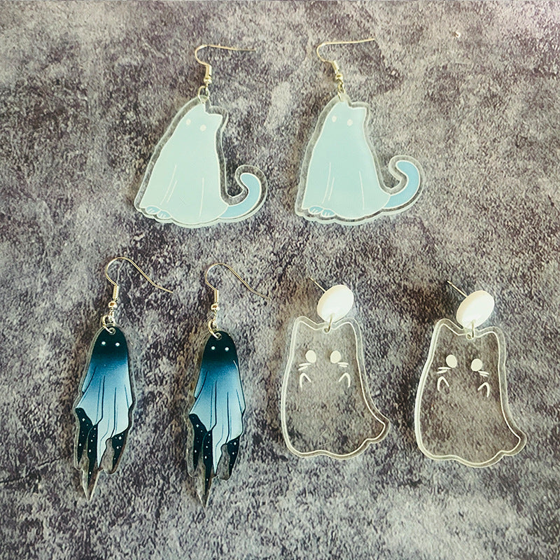 Cross Acrylic Earrings - product image 2