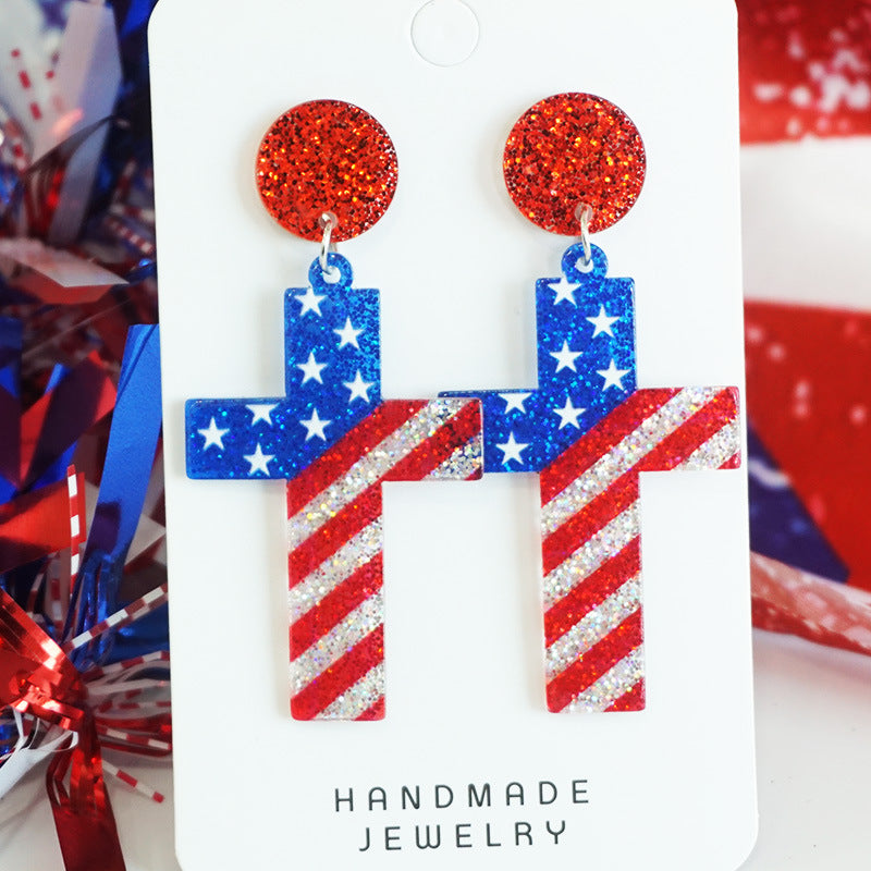 Cross Earrings - product image 3