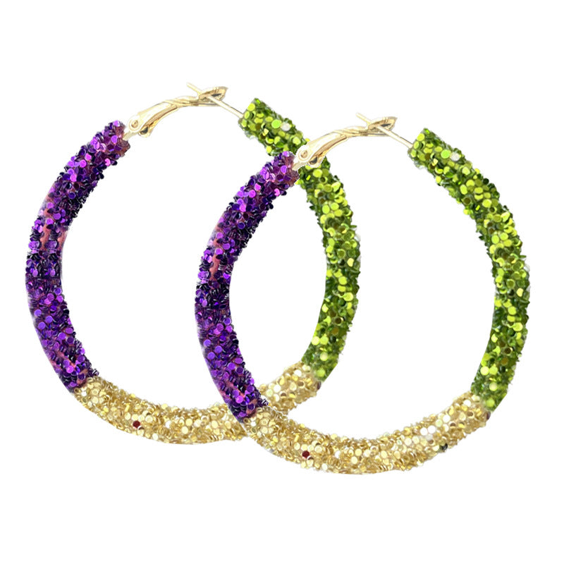 Feather Cross Beaded Earrings - product image 7