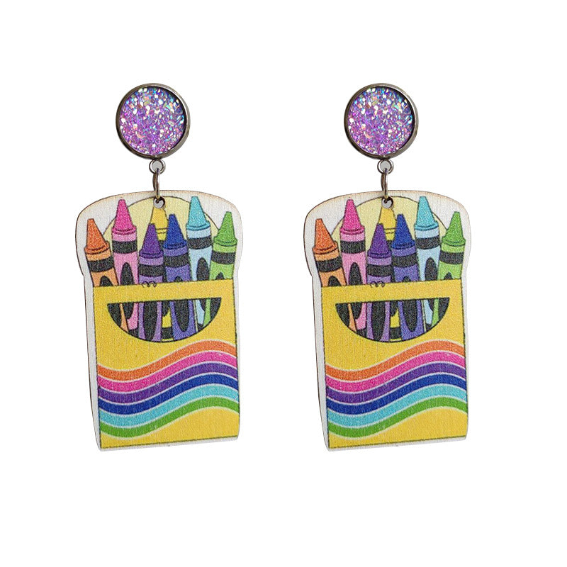 Wood Earrings - product image 5