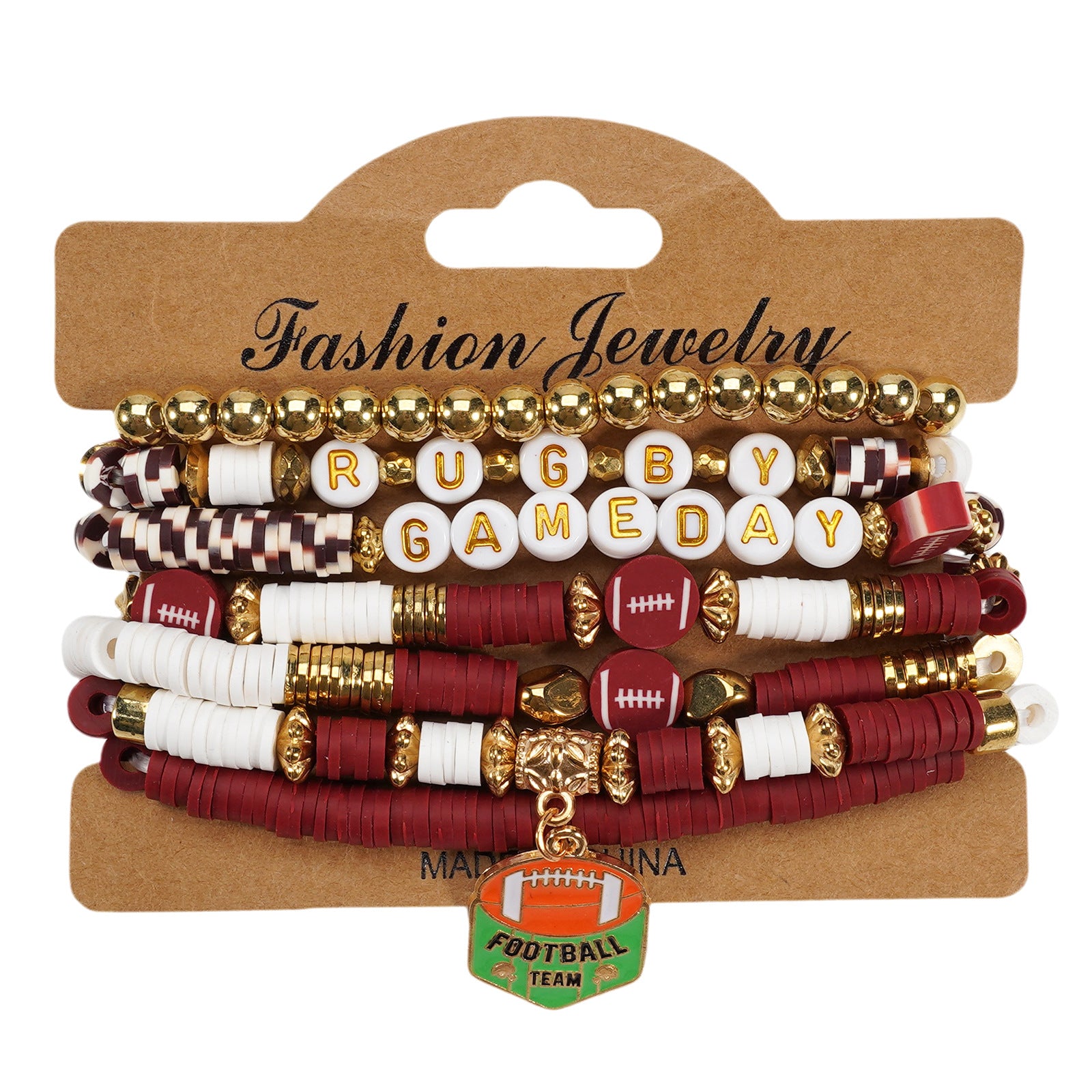 Football Bracelet Game Day Bracelet Game Day Football Mom Fan Wristband for - product image 9