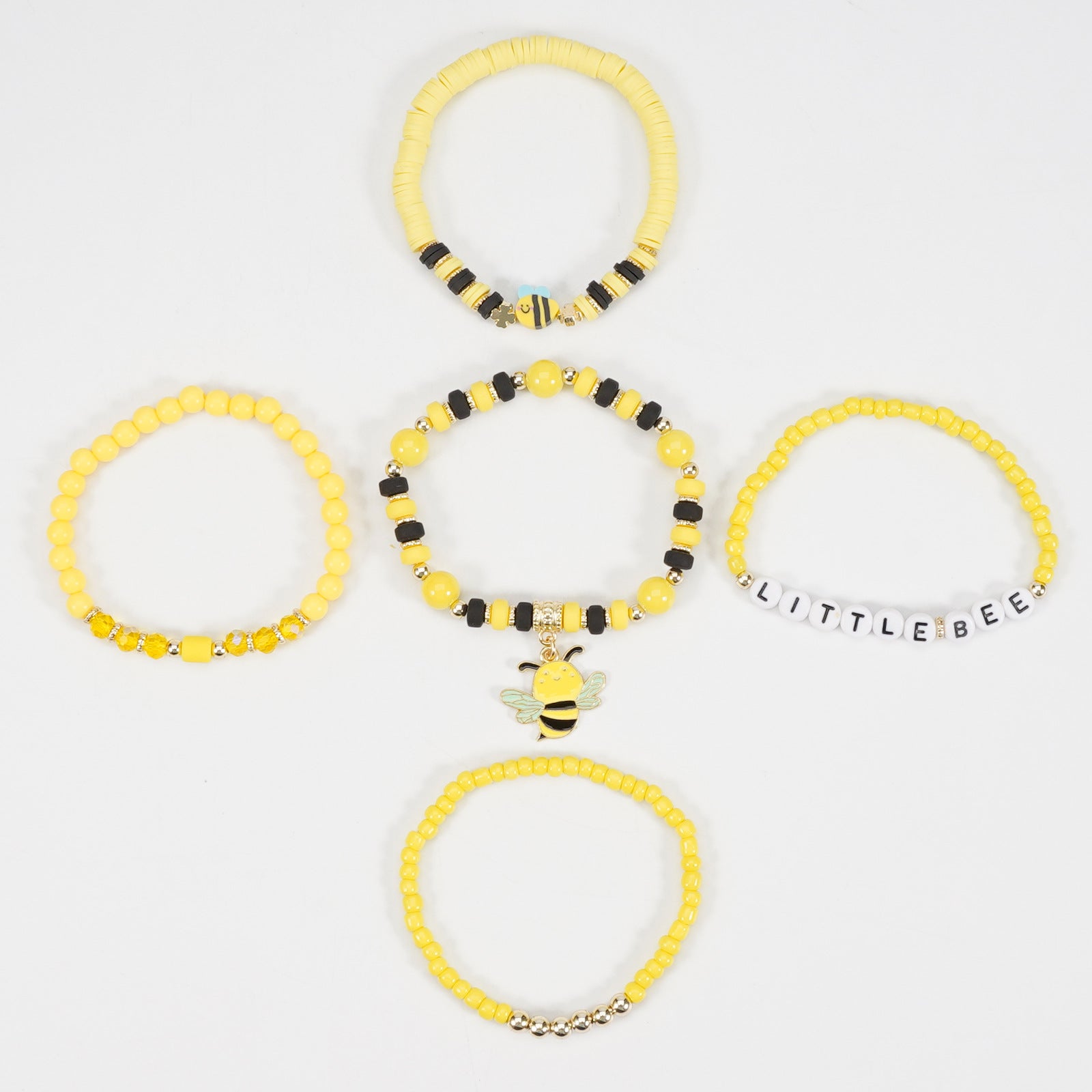 Floral Cross Bee Beaded Necklace - product image 27